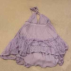Lavender Halter Dress